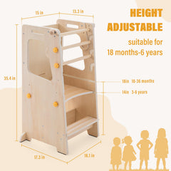 Gewitt standing tower anti-slip mats and corner braces for safer use