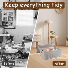 Geyecete BPA-free dog toy storage bin for safe, long-lasting use.