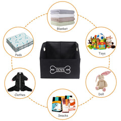 Geyecete decorative rectangular bin enhances room aesthetics while tidying items.