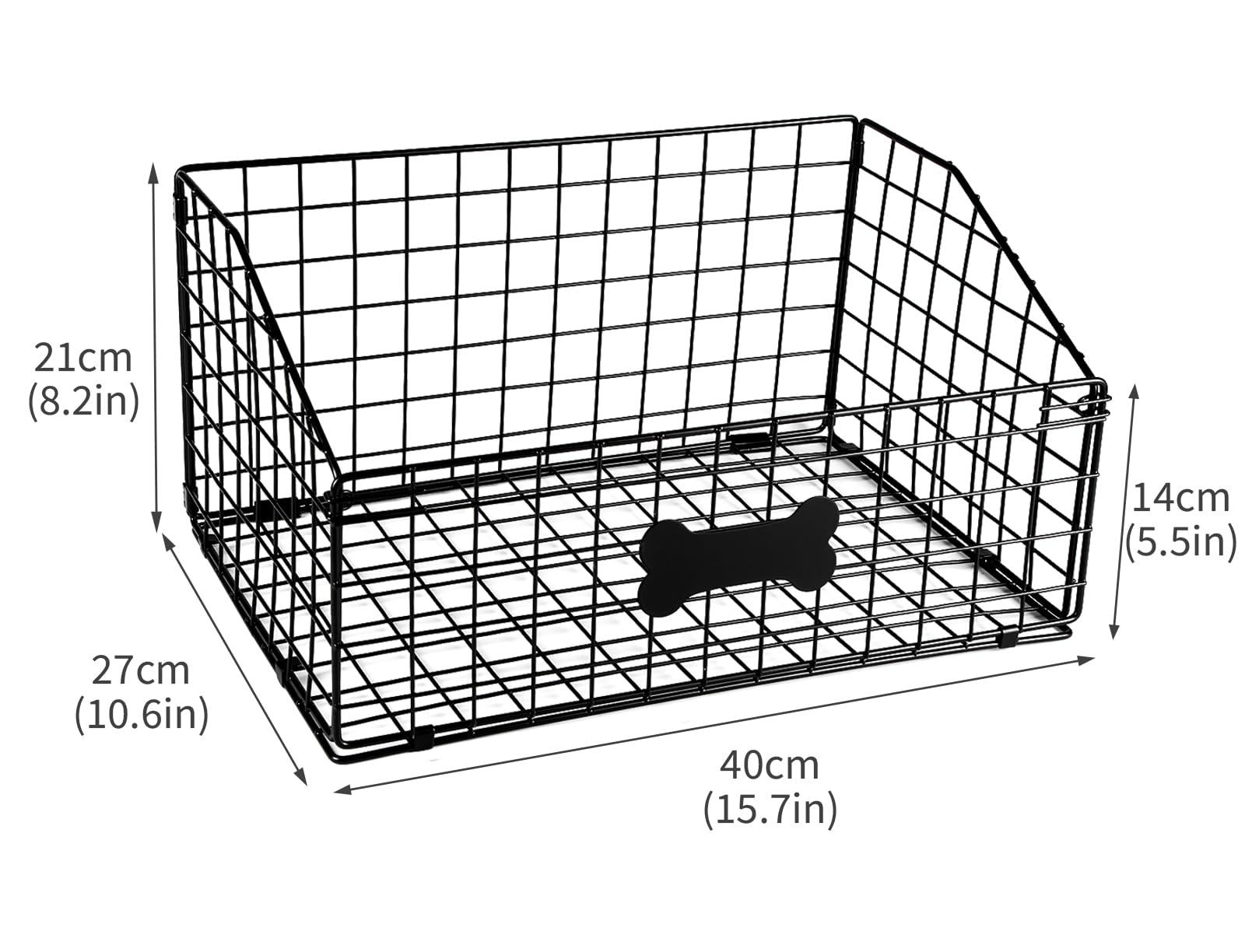 Geyecete dog toy box 16 by 11 by 8 inches