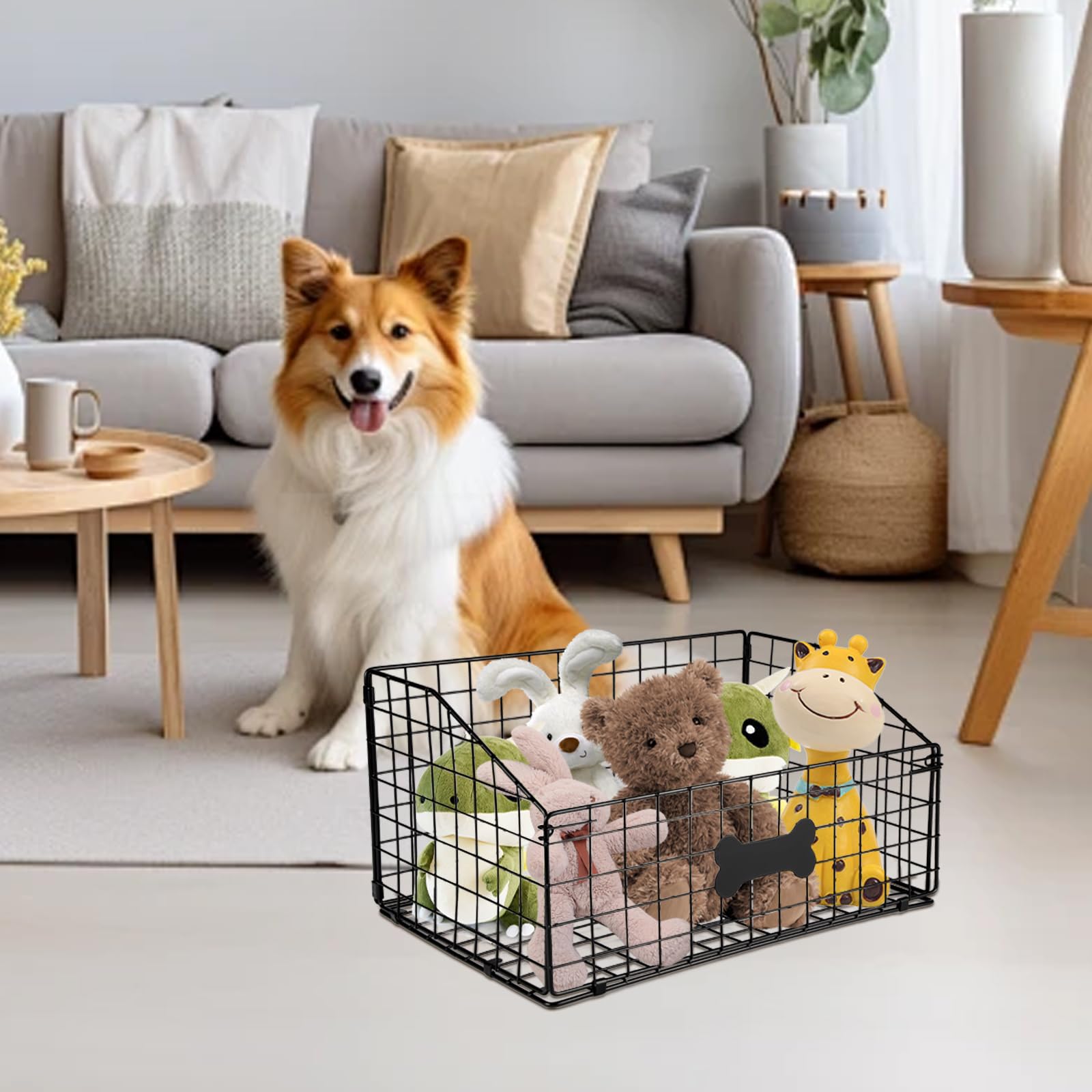 Geyecete stylish design complements home decor while organizing toys