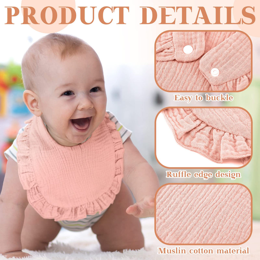 Geyoga bibs measure 12x9 inches for a comfortable fit.
