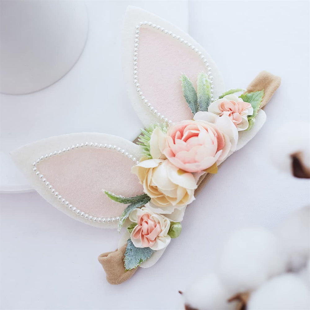 GEZISAN newborn-to-toddler headband, stretchy and growth-friendly.