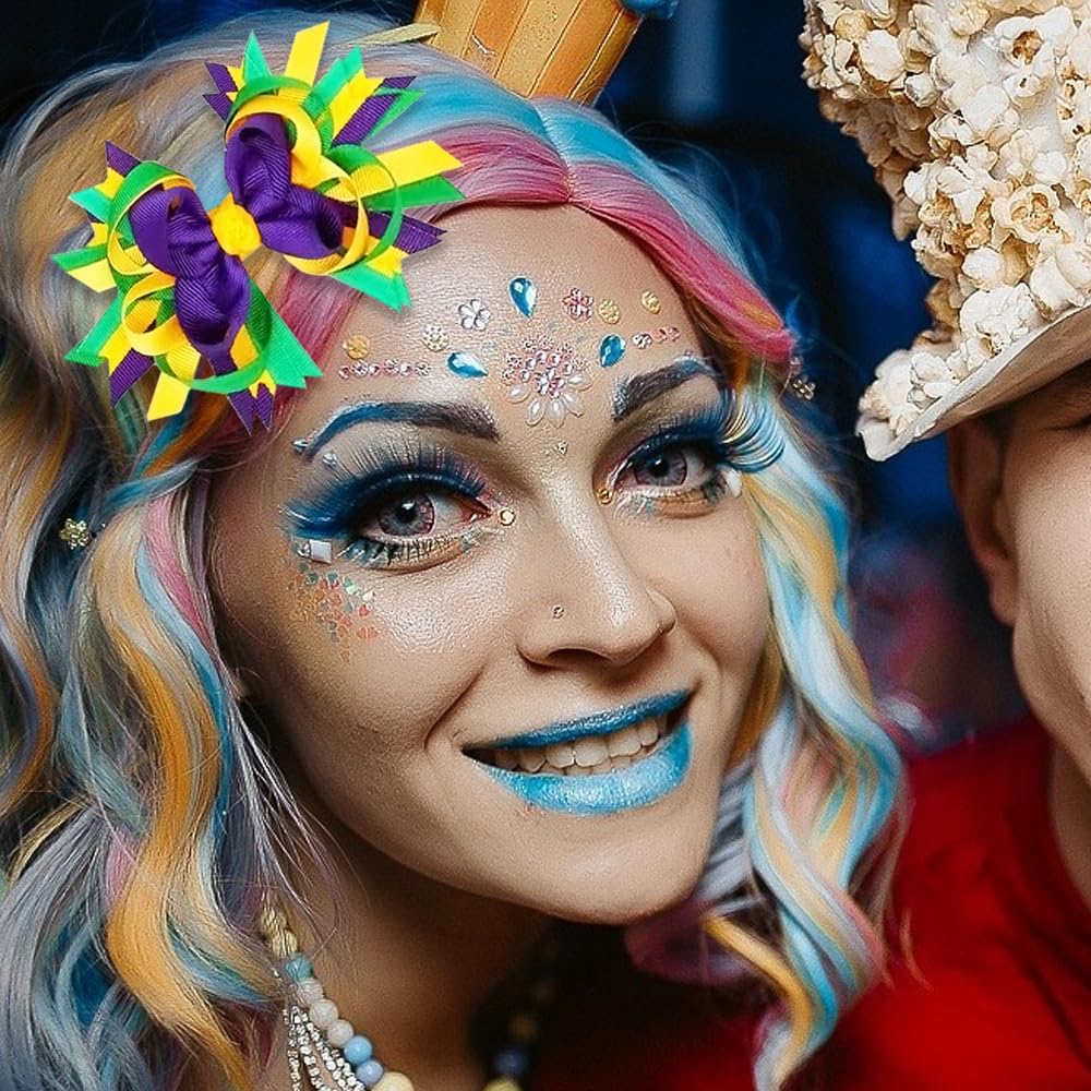 GFLPO carnival parade hair accessory keeps fine hair secure during playful festive activities.