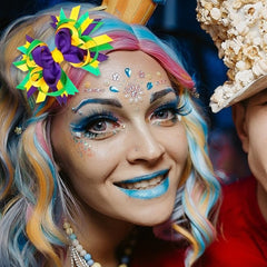GFLPO carnival parade hair accessory keeps fine hair secure during playful festive activities.