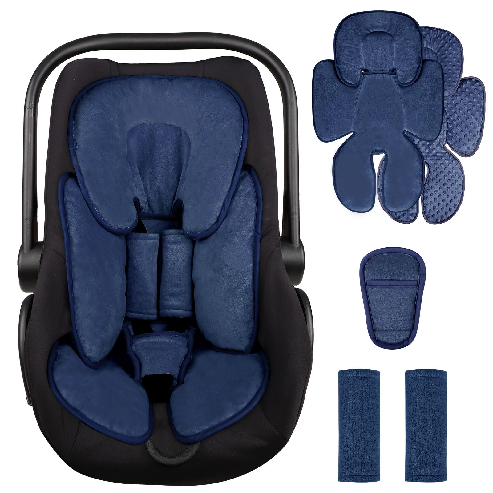 GFU 2 in 1 infant seat insert provides head support for newborns in car seats