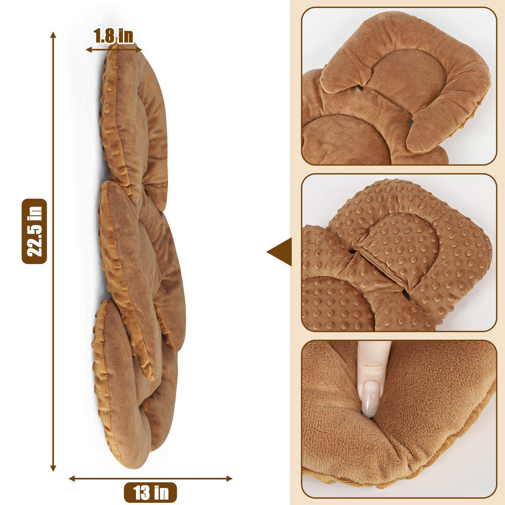GFU 3D fabric back side adds breathable snug support during drives and strolls.