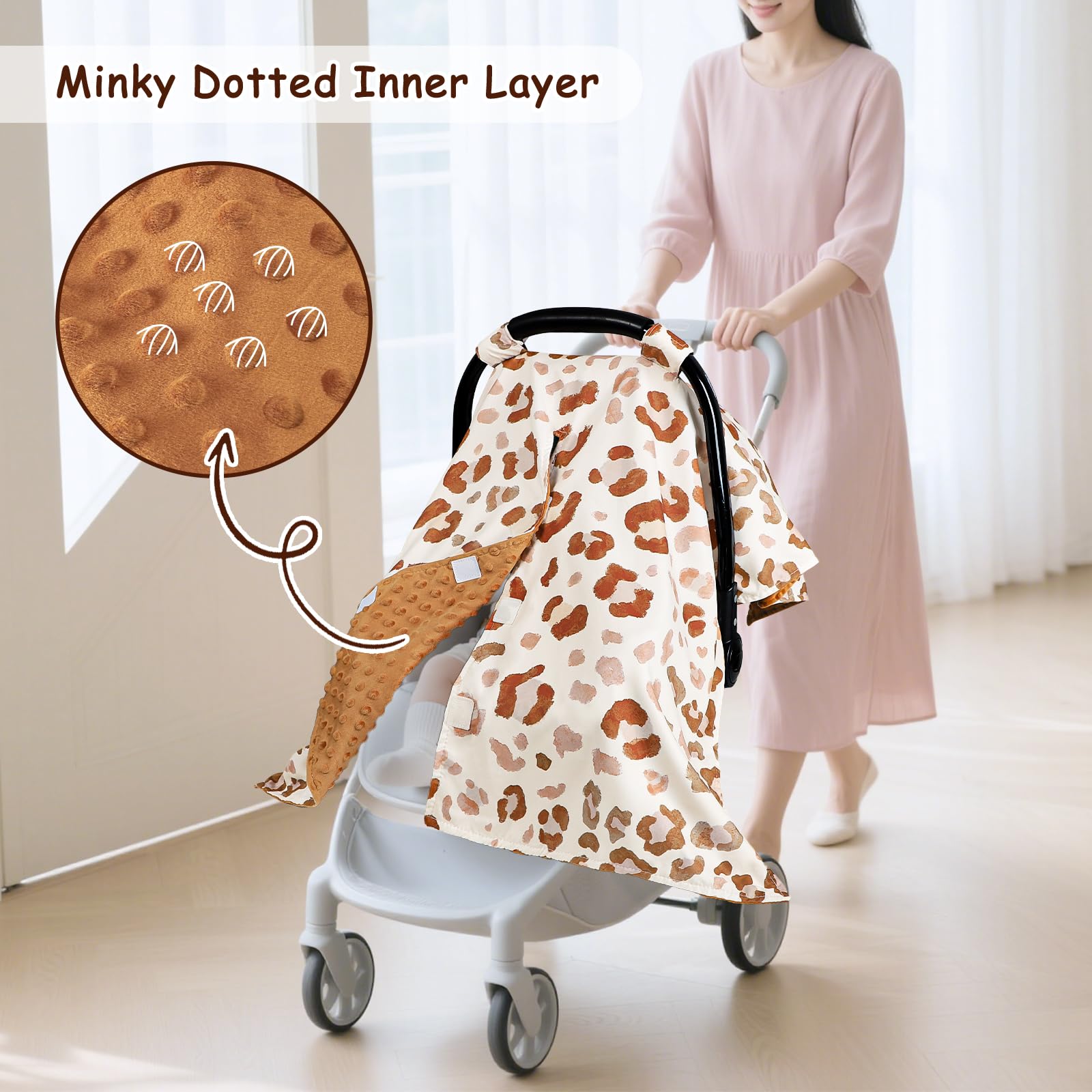 GFU Soft Minky lining delivers warm, cozy comfort for infants and toddlers