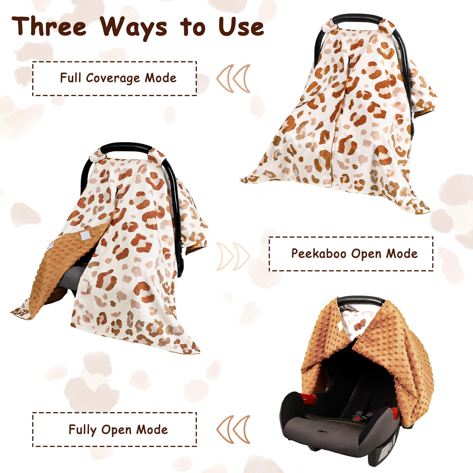 GFU Stroller canopy mode shields baby from sun during strolls