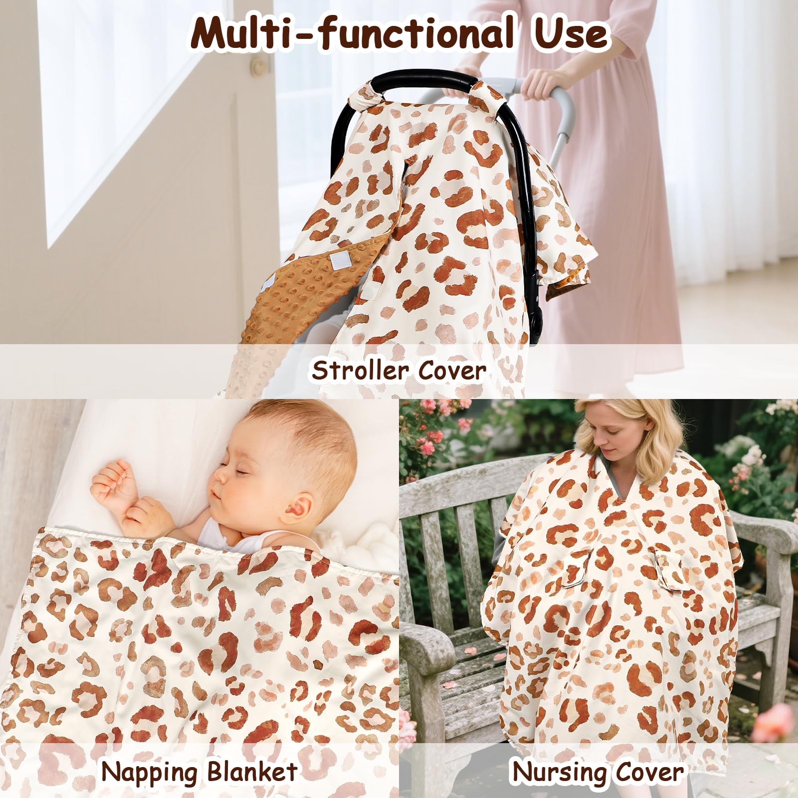 GFU Warm winter blanket doubles as a lightweight baby cover
