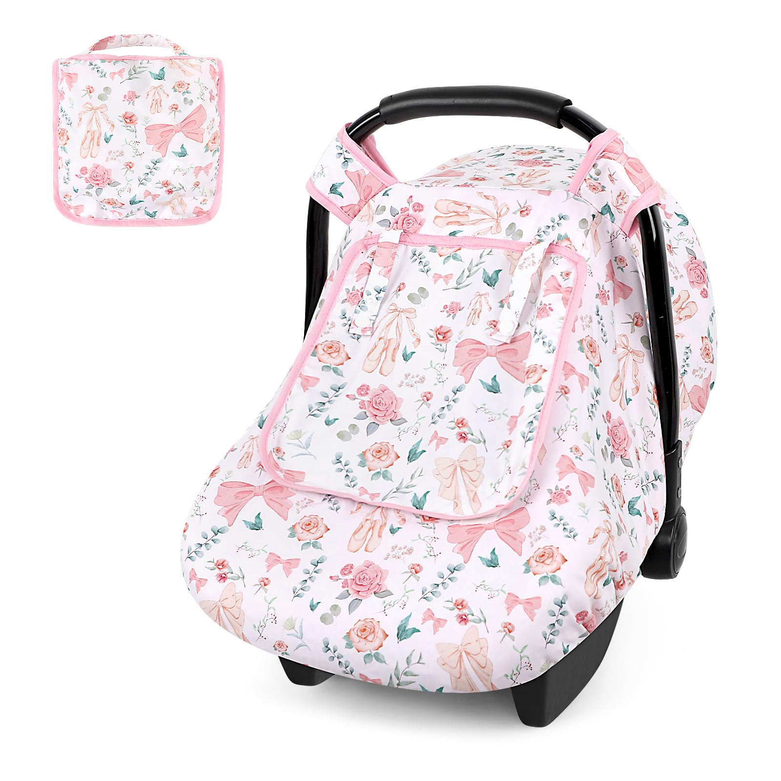 GFU baby car seat cover winter two-layer window keeps baby warm