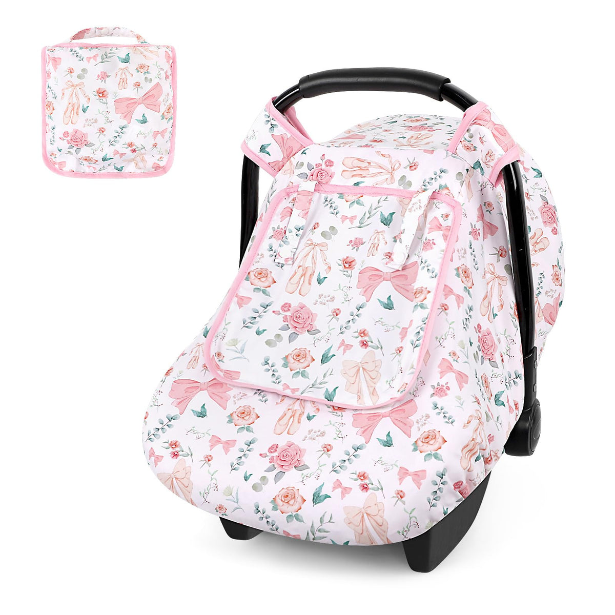 GFU baby car seat cover winter two-layer window keeps baby warm
