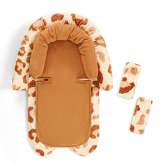 GFU baby head support with soft plush fabric for gentle car rides