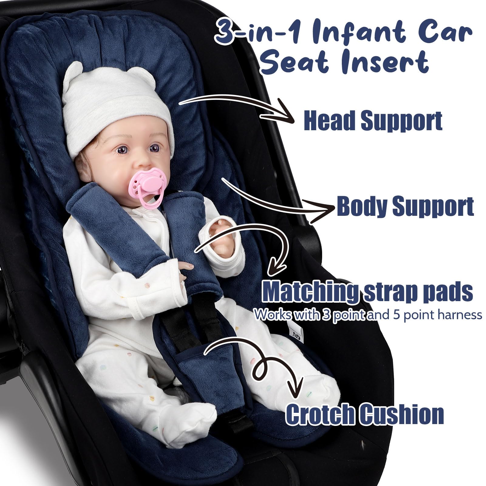 GFU back panel uses breathable 3D fabric for temperature regulation