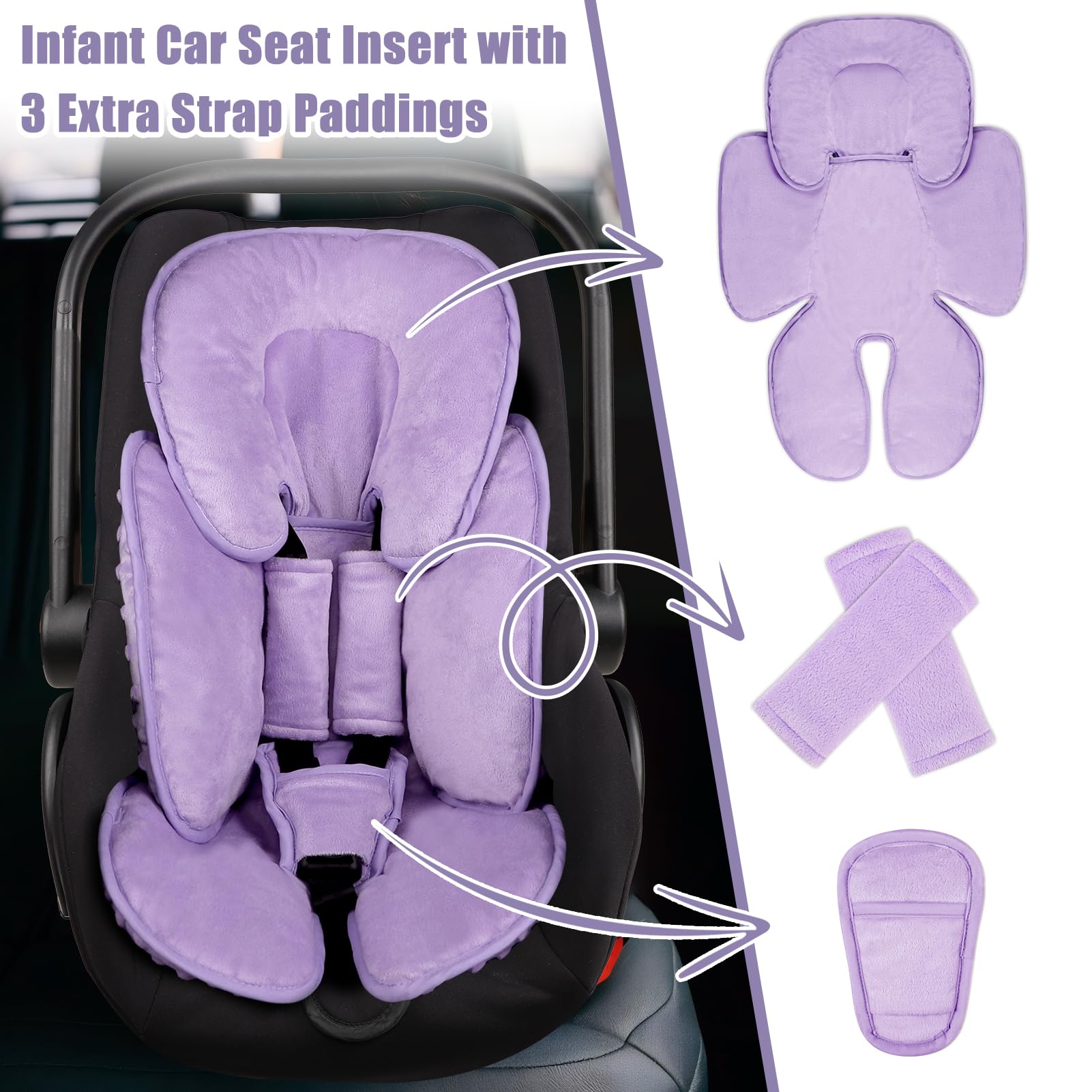 GFU breathable ergonomic design provides warmth and gentle support for travel.