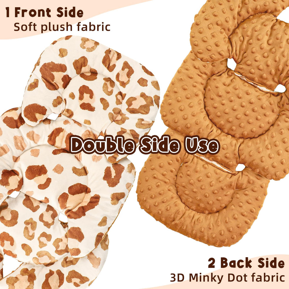 GFU car-seat pad compatible with 3- and 5-point harness systems