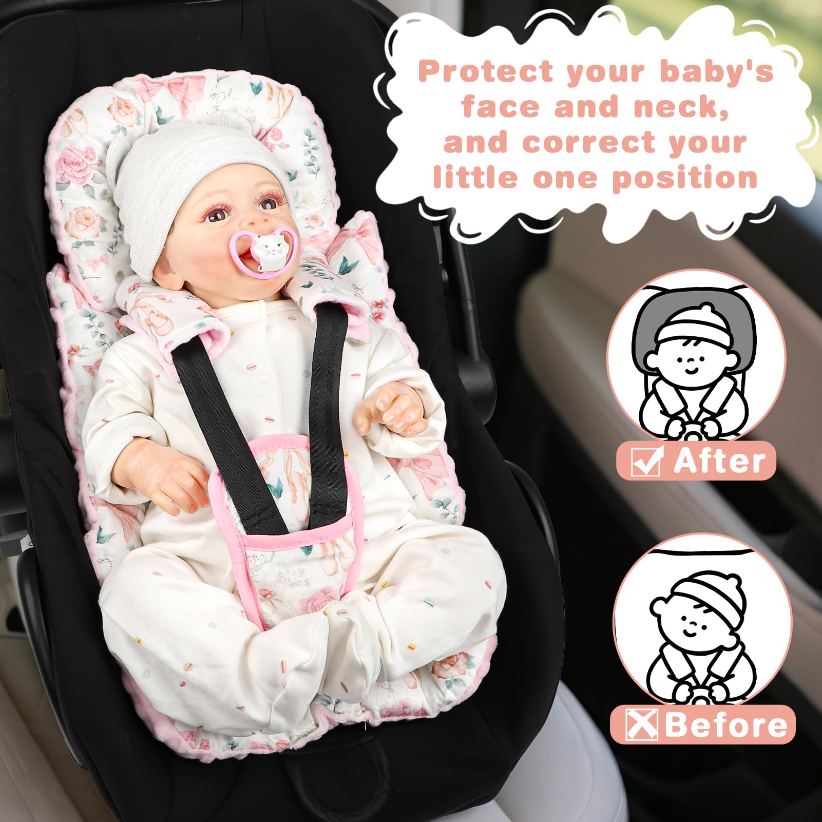 GFU crotch protection pad for comfortable travel