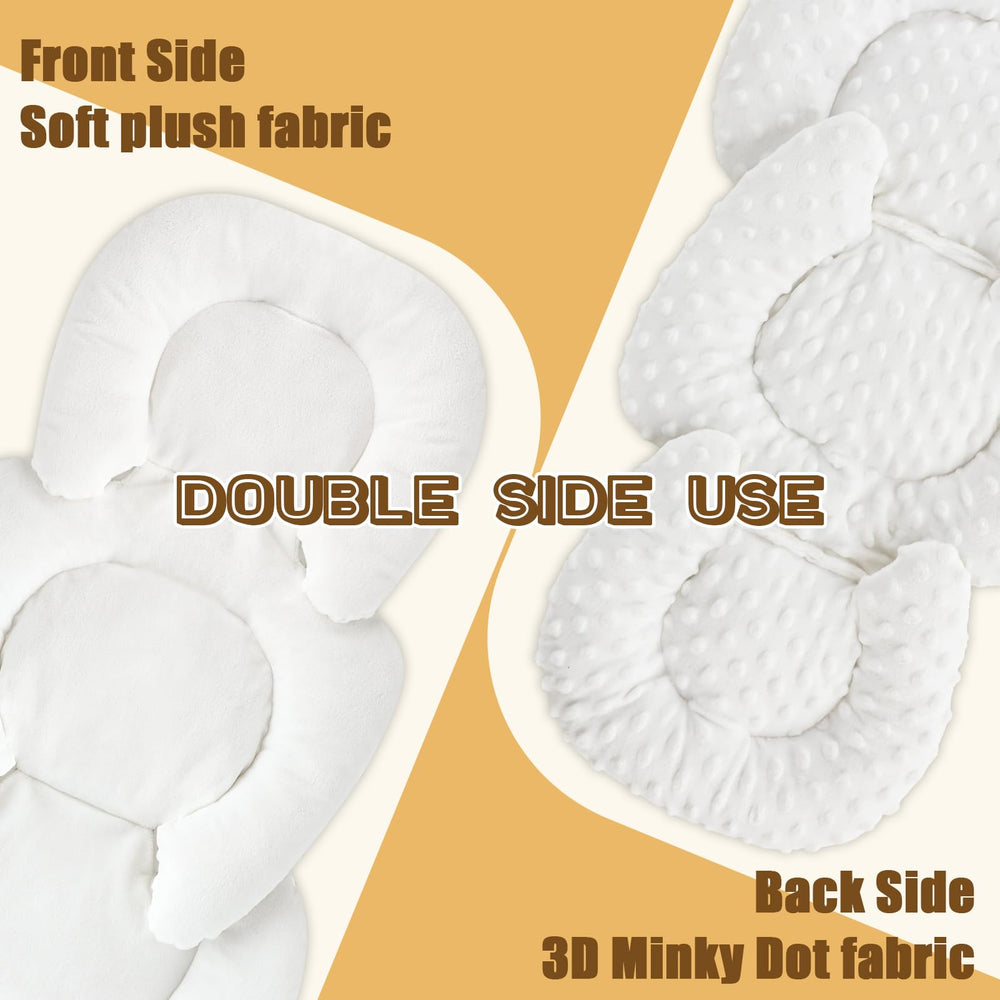 GFU double-sided plush and 3D fabric offer cozy versatility for travel