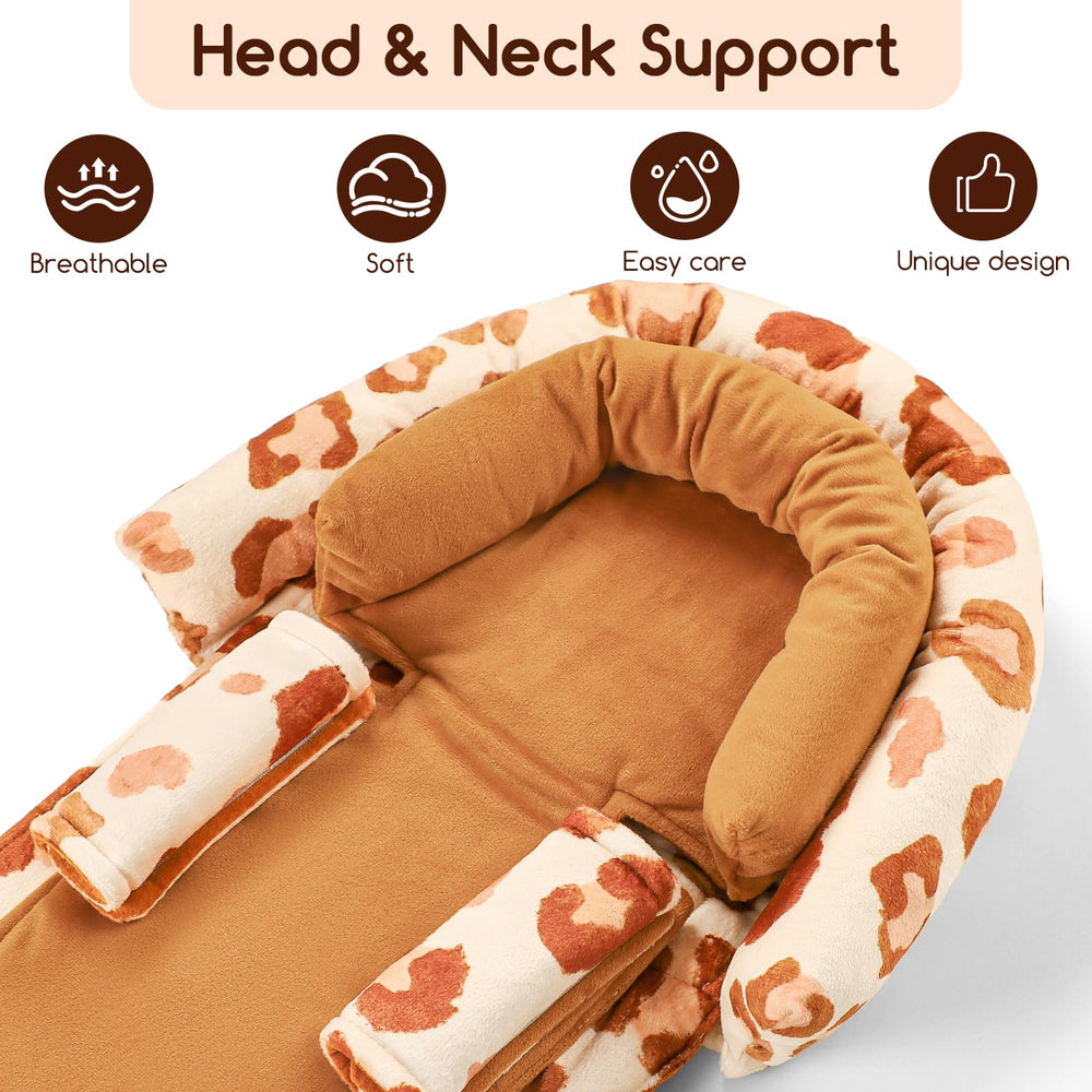 GFU dual-layer design with head and shoulder pads for growing babies