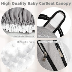 GFU Easy-Install Cover fits standard car seats and prams in seconds.