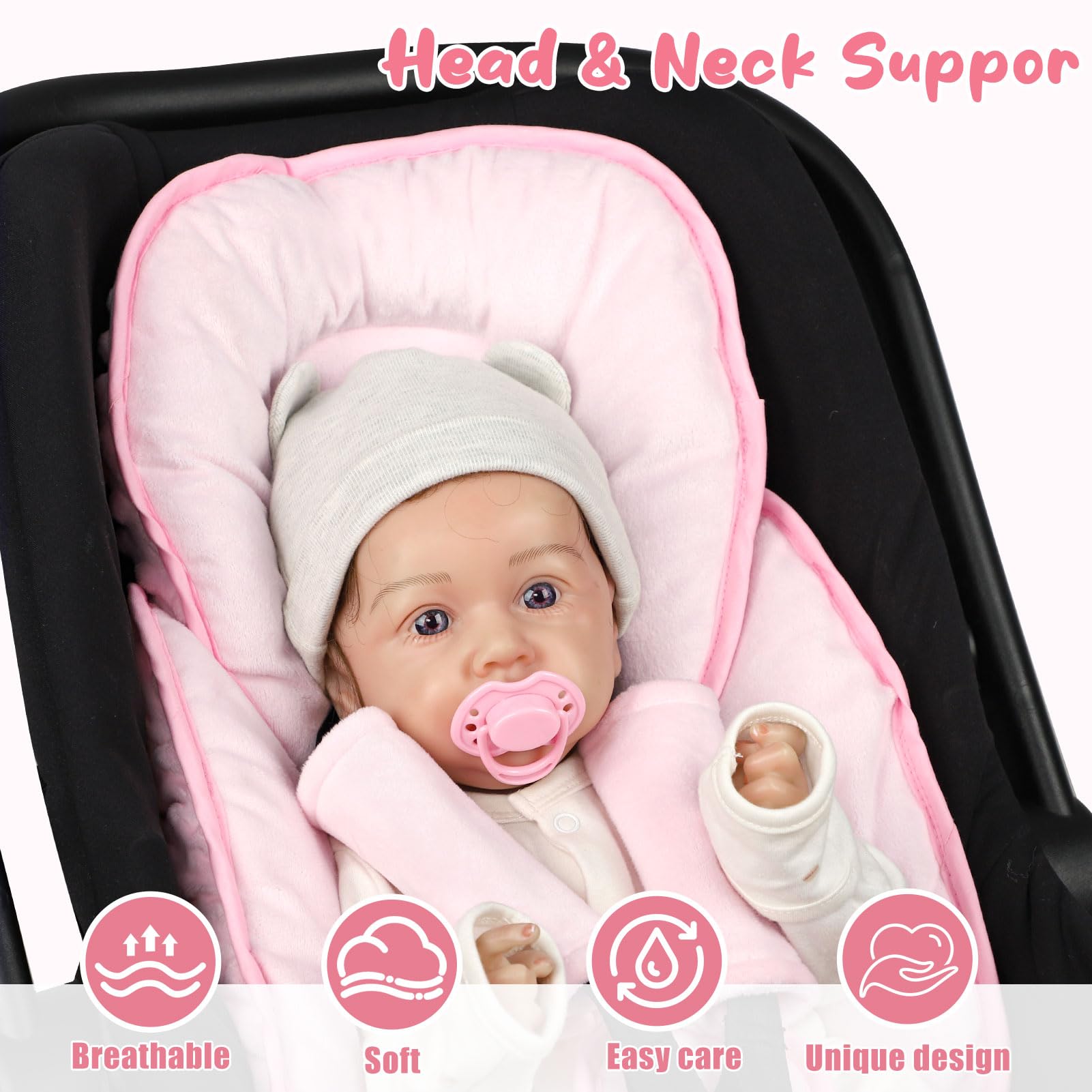 GFU harness compatible padding fits 3- or 5-point systems for versatile seating