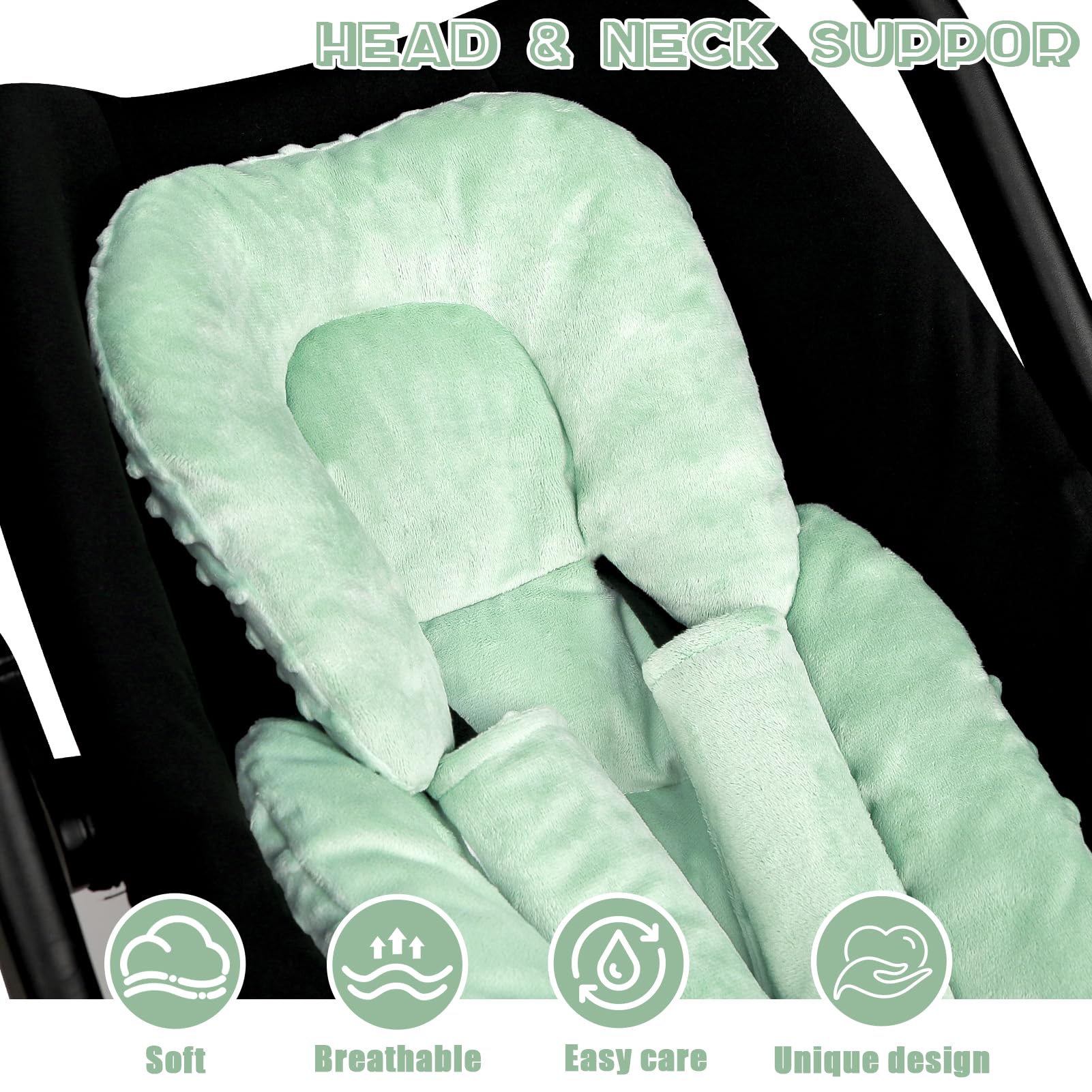GFU green color adds a gentle, gender-neutral travel touch.