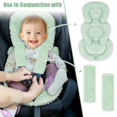GFU strap pads reduce harness rubbing on baby shoulders and hips.