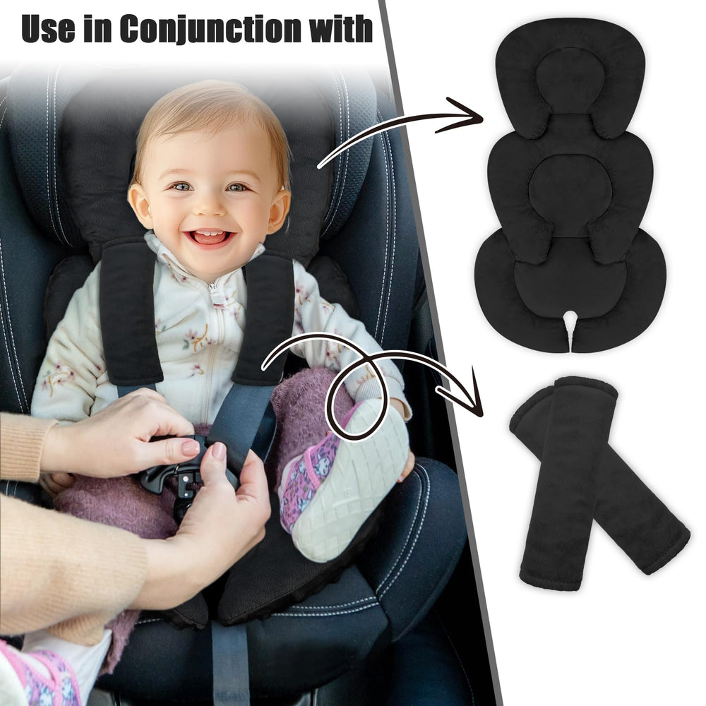 GFU insert enhances stroller, swing, and baby bouncer experiences with soft cushioning
