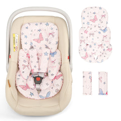 GFU infant seat insert head support for cozy, stable neck alignment