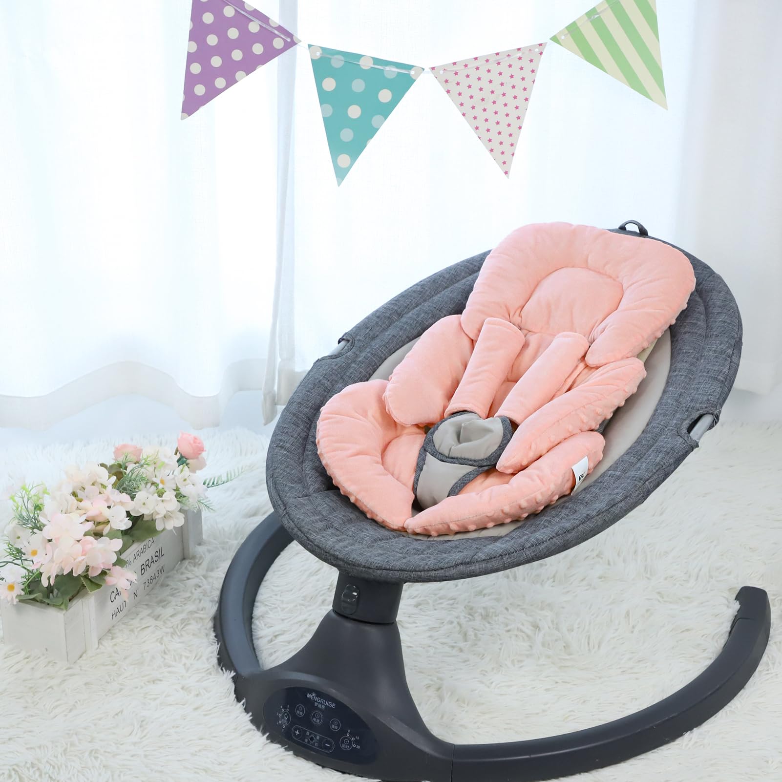 GFU infant stroller mat orange gift-ready packaging.