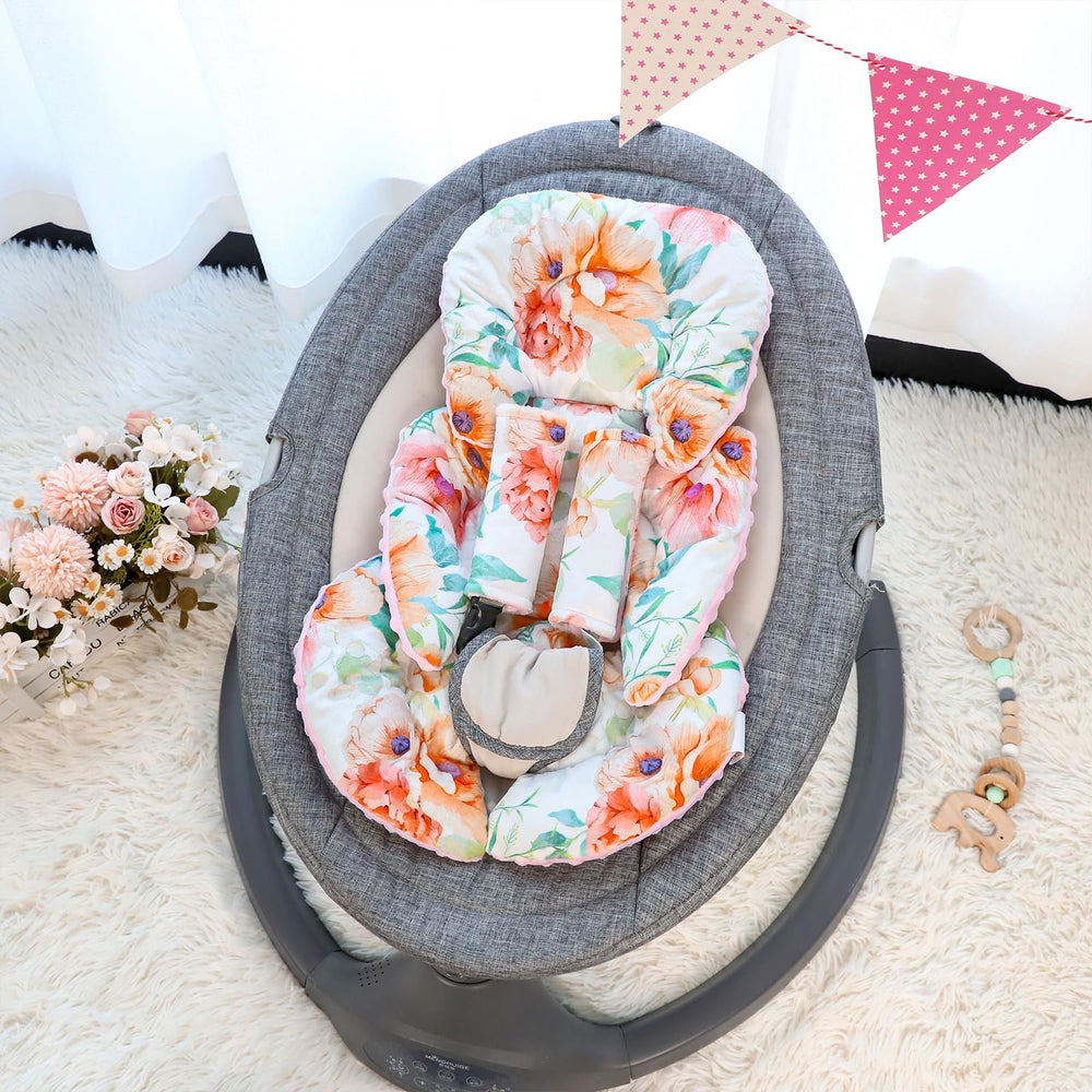 GFU infant stroller mat versatile design fits strollers and swings