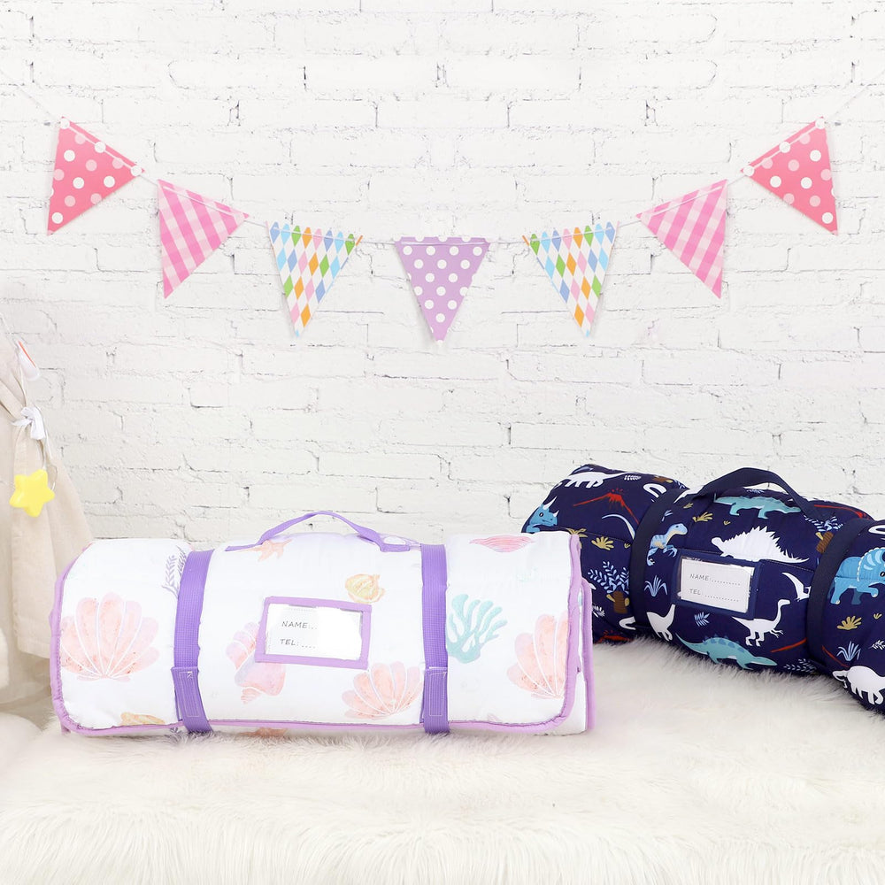 GFU purple mermaid nap mat suitable for home and travel