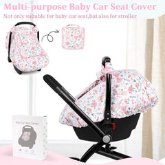 GFU pink flowers pattern adds stylish nursery decor