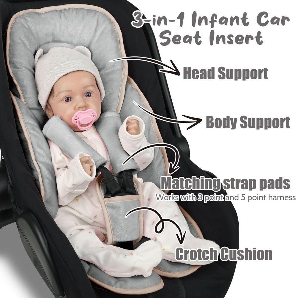 GFU shoulder strap covers protect delicate skin from harness rubbing.