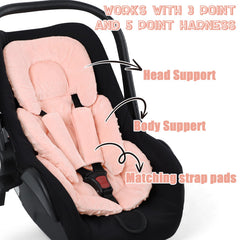GFU shoulder strap covers orange coordinate with the mat and soften contact.