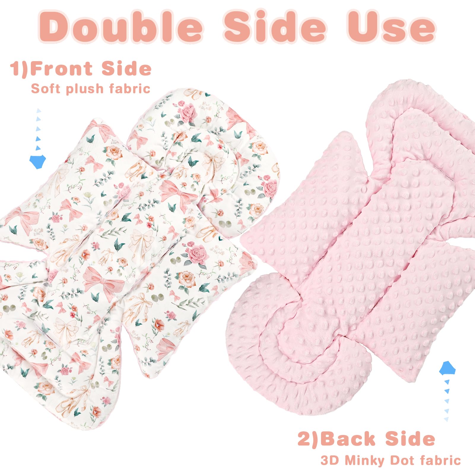 GFU shoulder strap covers soften harness contact on delicate skin