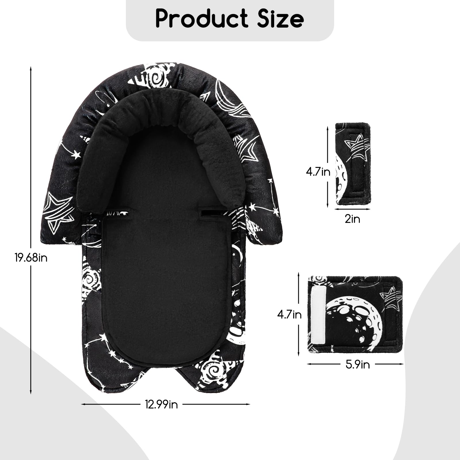 GFU soft plush fabric offers cozy comfort against delicate skin
