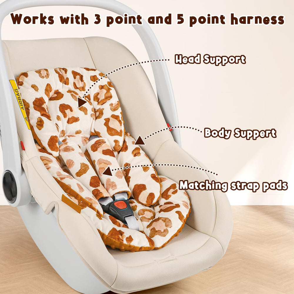GFU strap covers protecting baby shoulders from harness rubbing