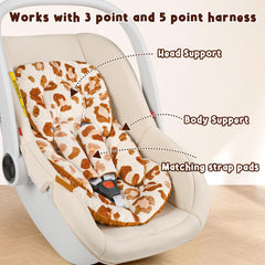 GFU strap covers protecting baby shoulders from harness rubbing