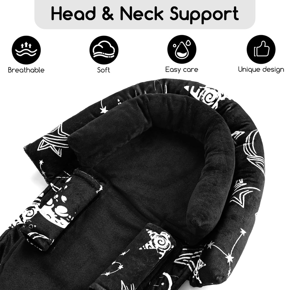 GFU strap pads provide comfortable shoulder padding for car seats