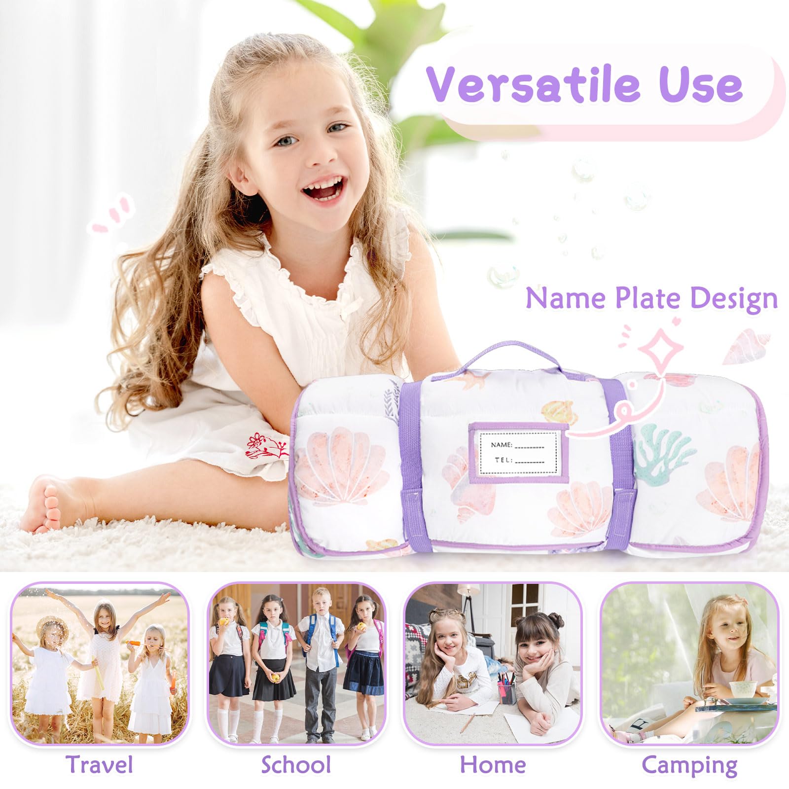 GFU nap mat velcro closure for secure setup