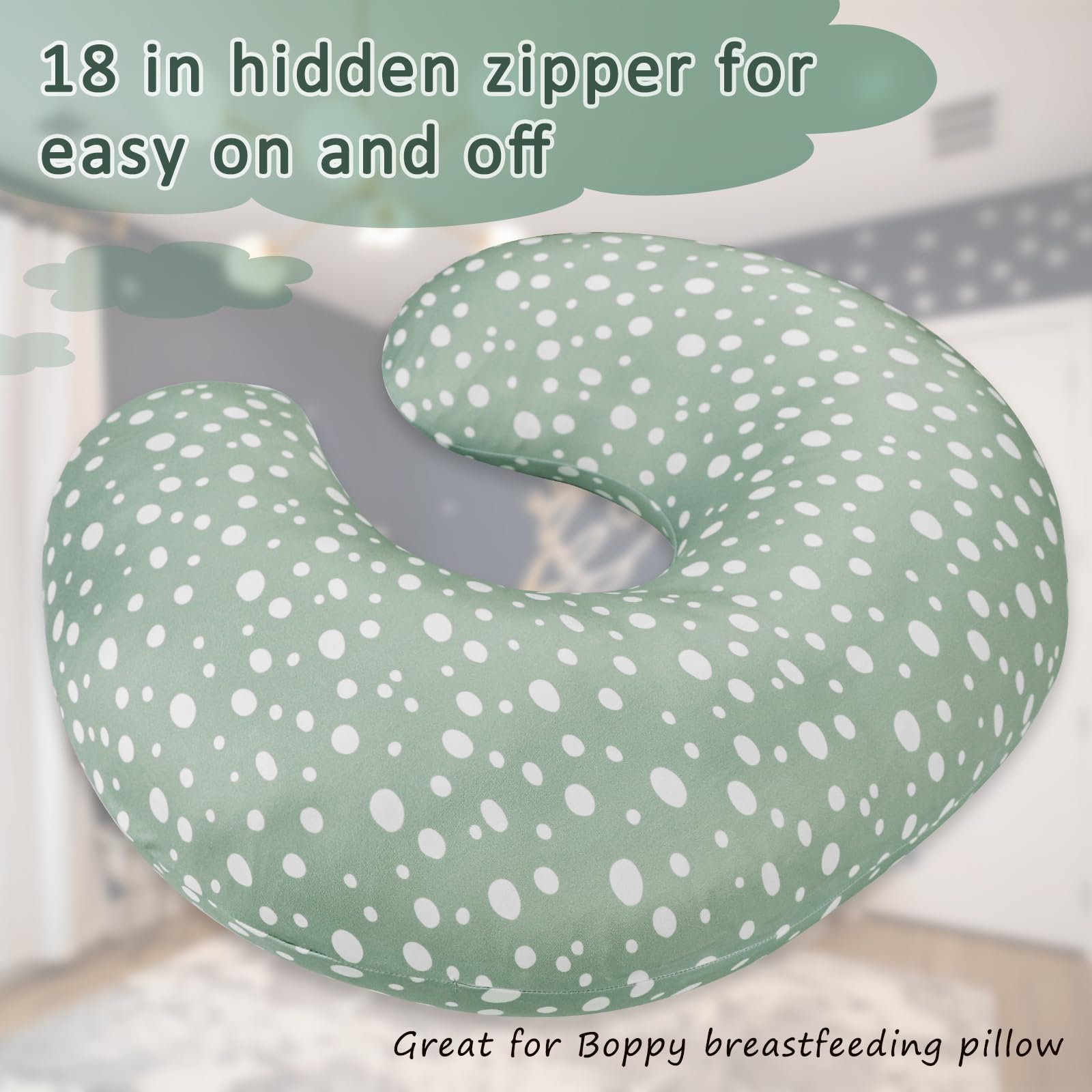 GFU universal fit demonstration around different pillow shapes.