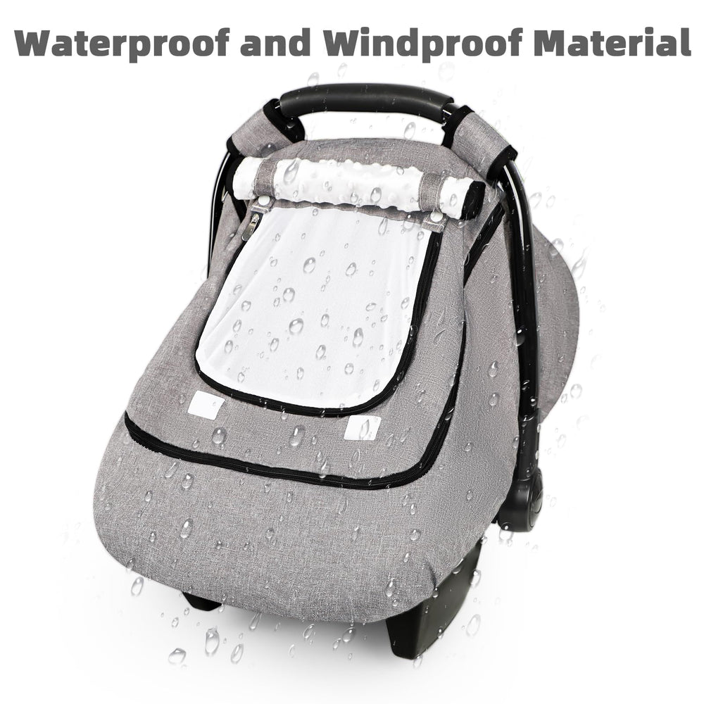 GFU Windproof Double-Layer Window keeps baby warm and shields from chilly gusts.