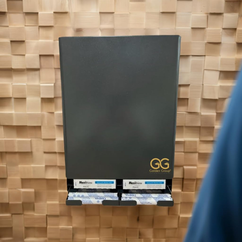 GG Golden Group INTERNATIONAL SD9000GY dispenses in public restrooms.