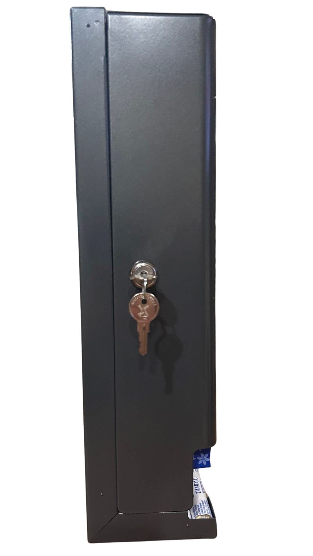 SD9000GY wall-mount installation for space-saving restroom solution.