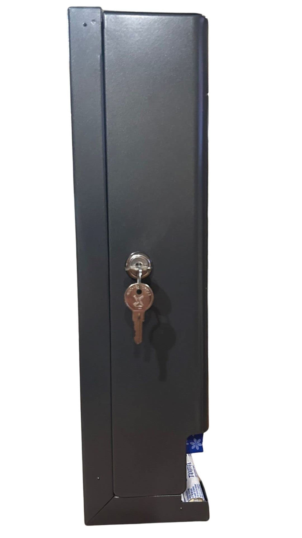 SD9000GY wall-mount installation for space-saving restroom solution.