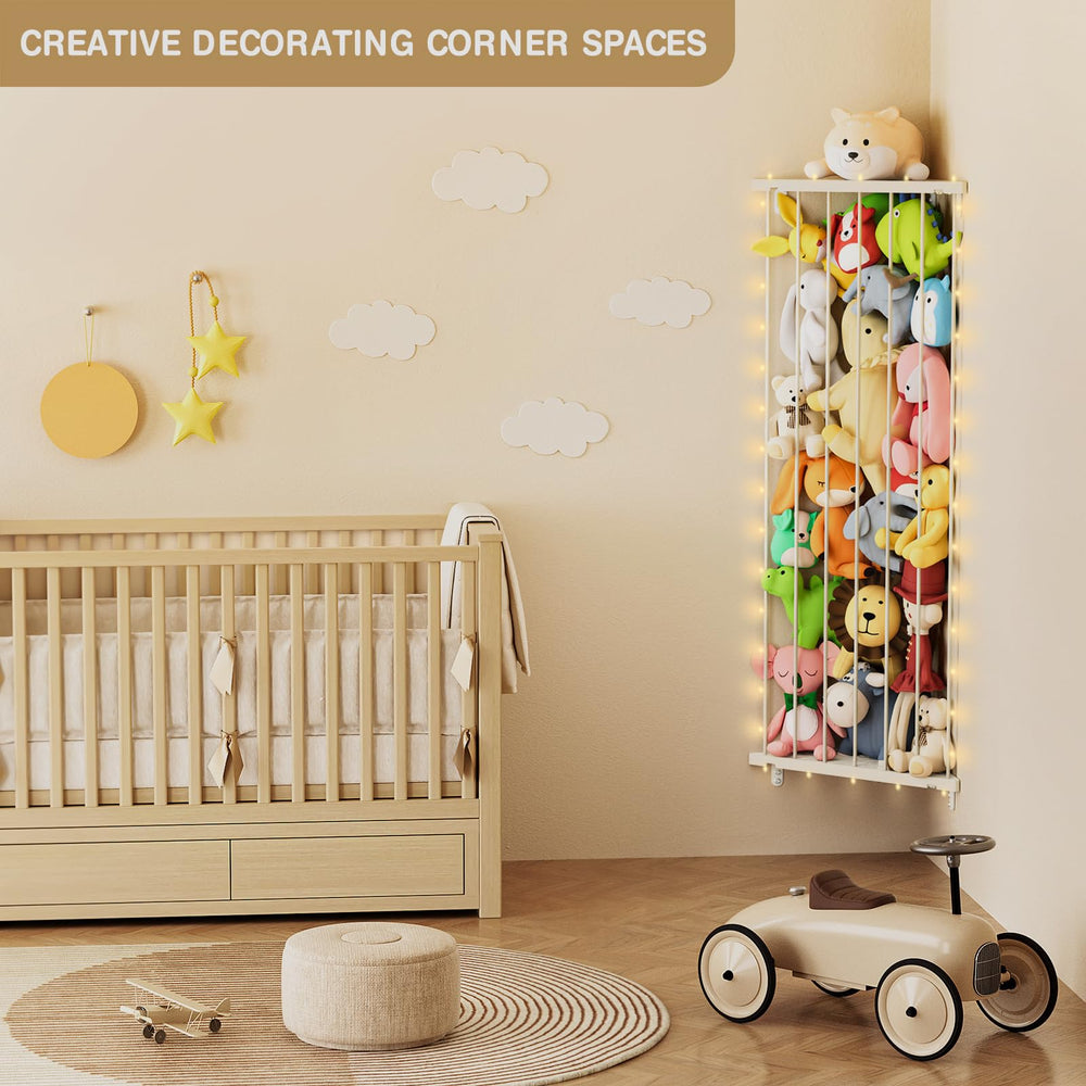 GGUO space-saving corner design keeps floors clear and tidy
