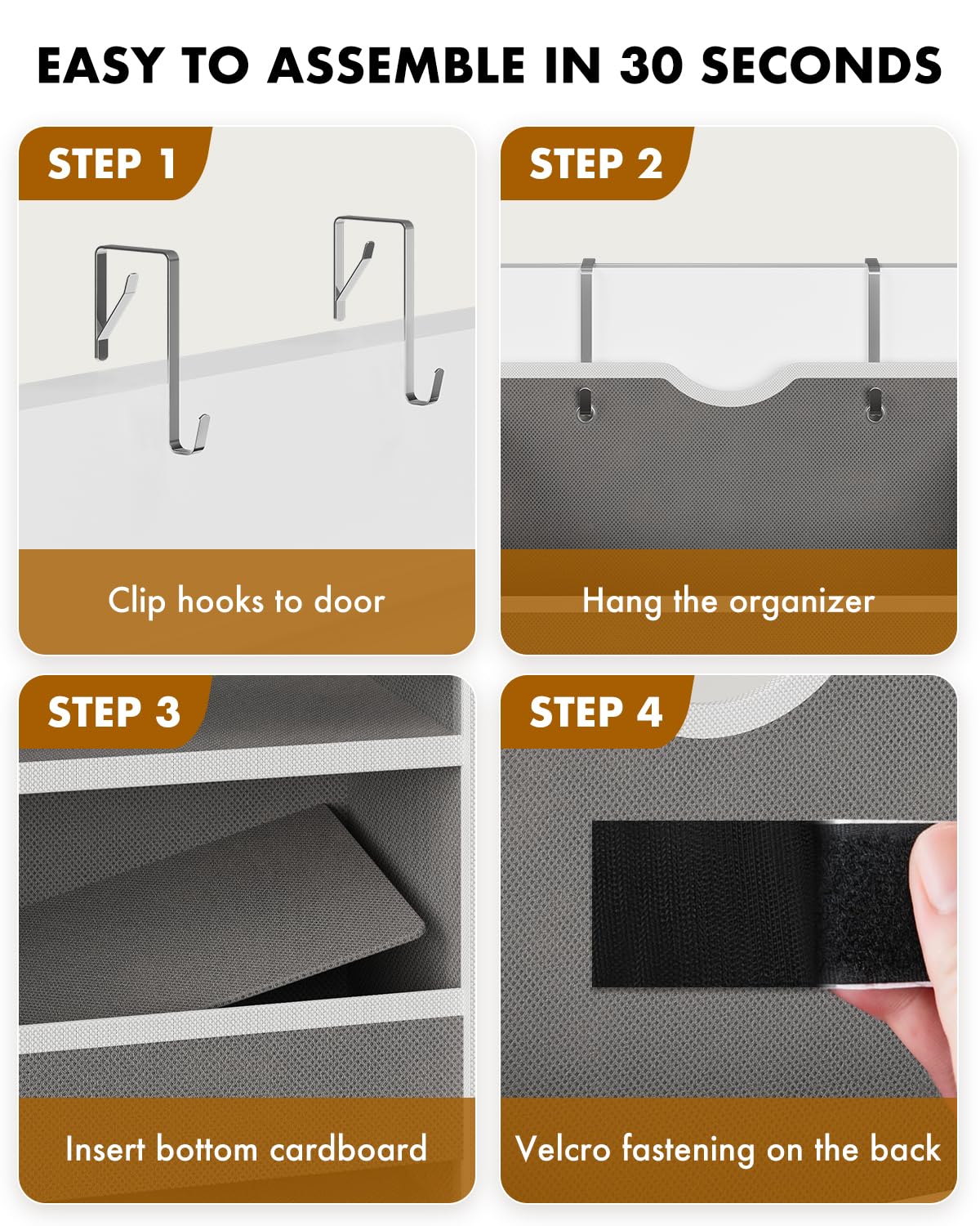 Foldable non-woven fabric keeps spaces tidy and moisture-resistant