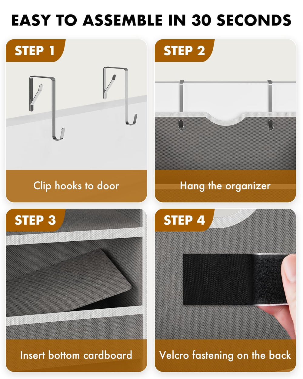 Foldable non-woven fabric keeps spaces tidy and moisture-resistant