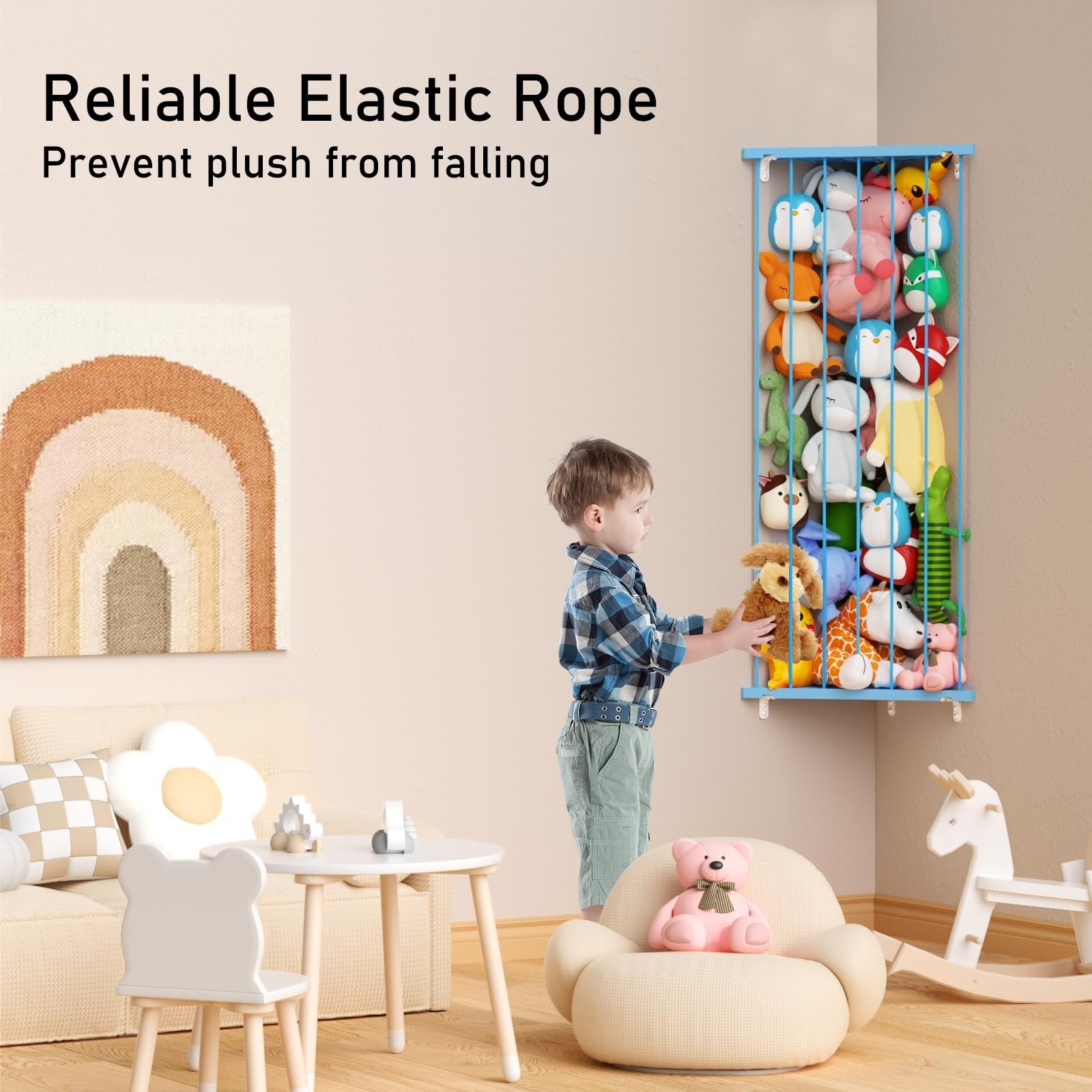 GGUO corner hanging organizer saves space and adds decorative charm.